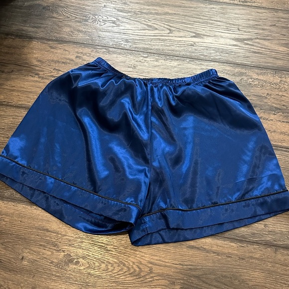 Blue Satin Skirt - Picture 2 of 2